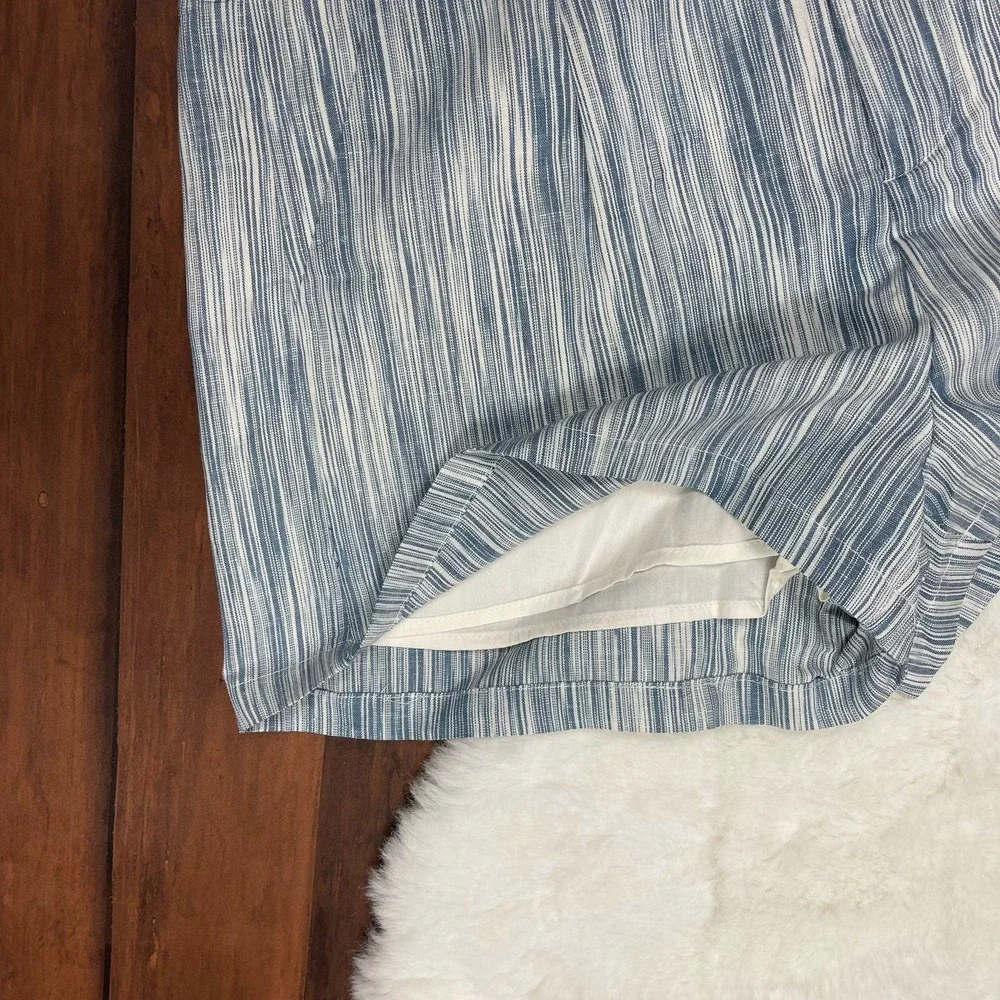 Altar'd State Blue White High‎ Rise Shorts Womens Small
